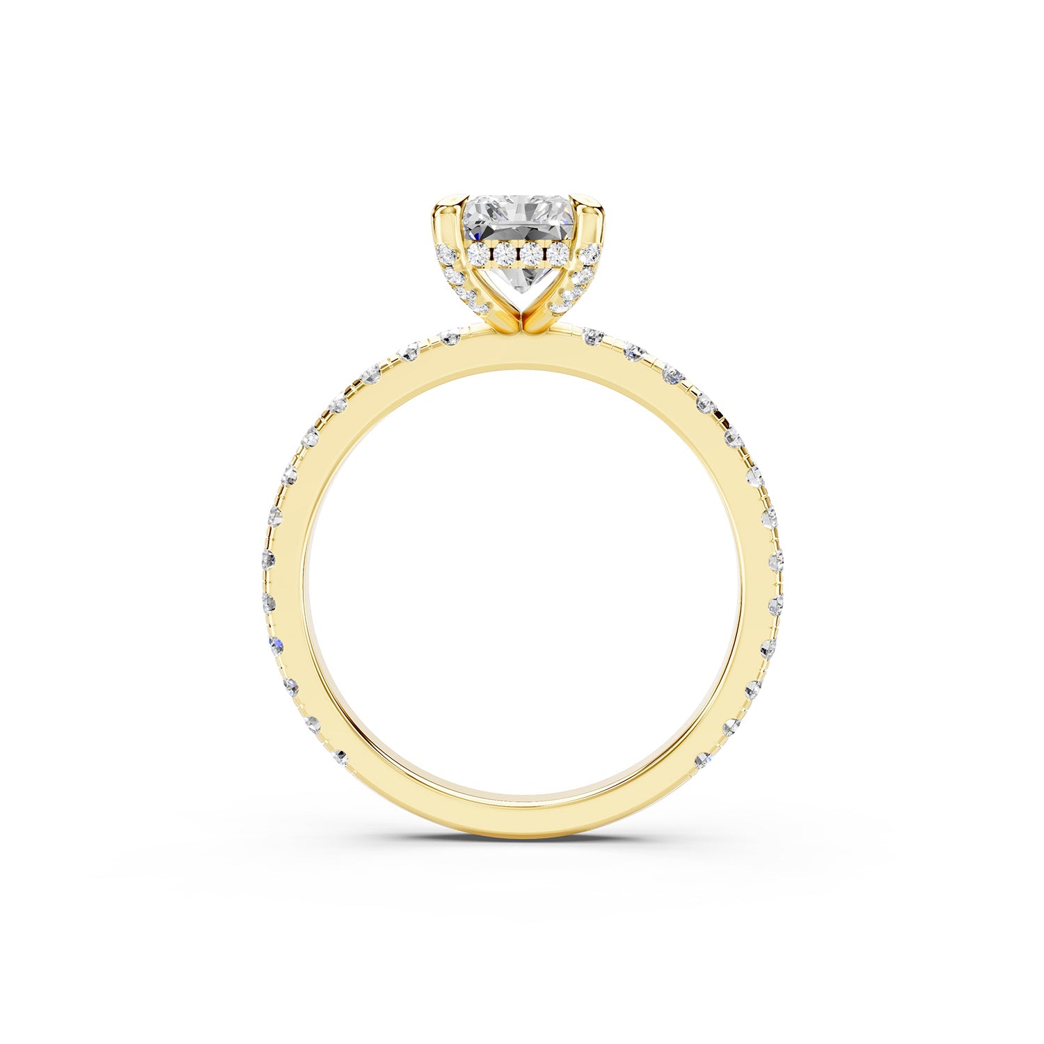 Radiant Cut Lab-Grown Diamond Engagement Ring