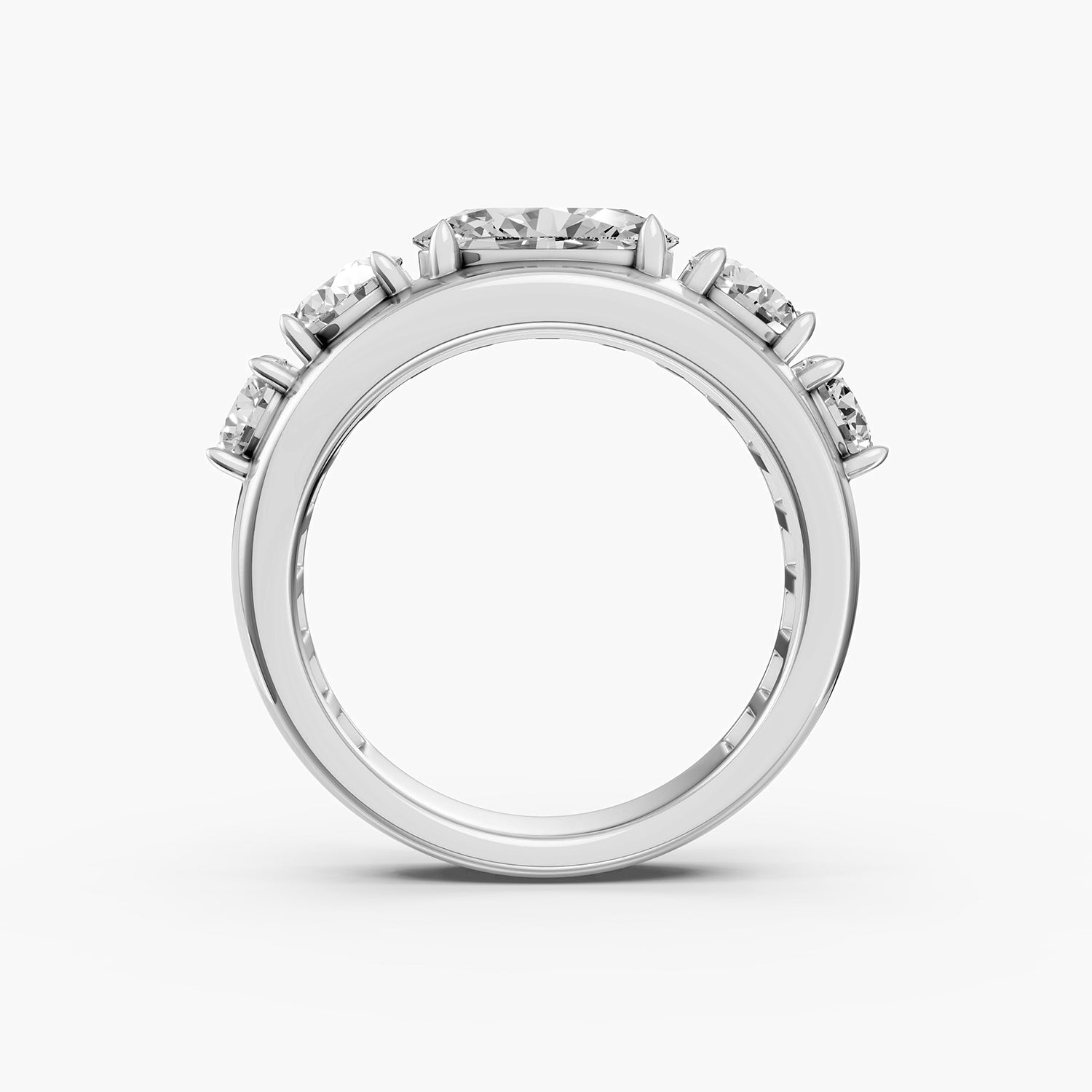 OVAL Cut Multi-Stone Lab-Grown Diamond Ring