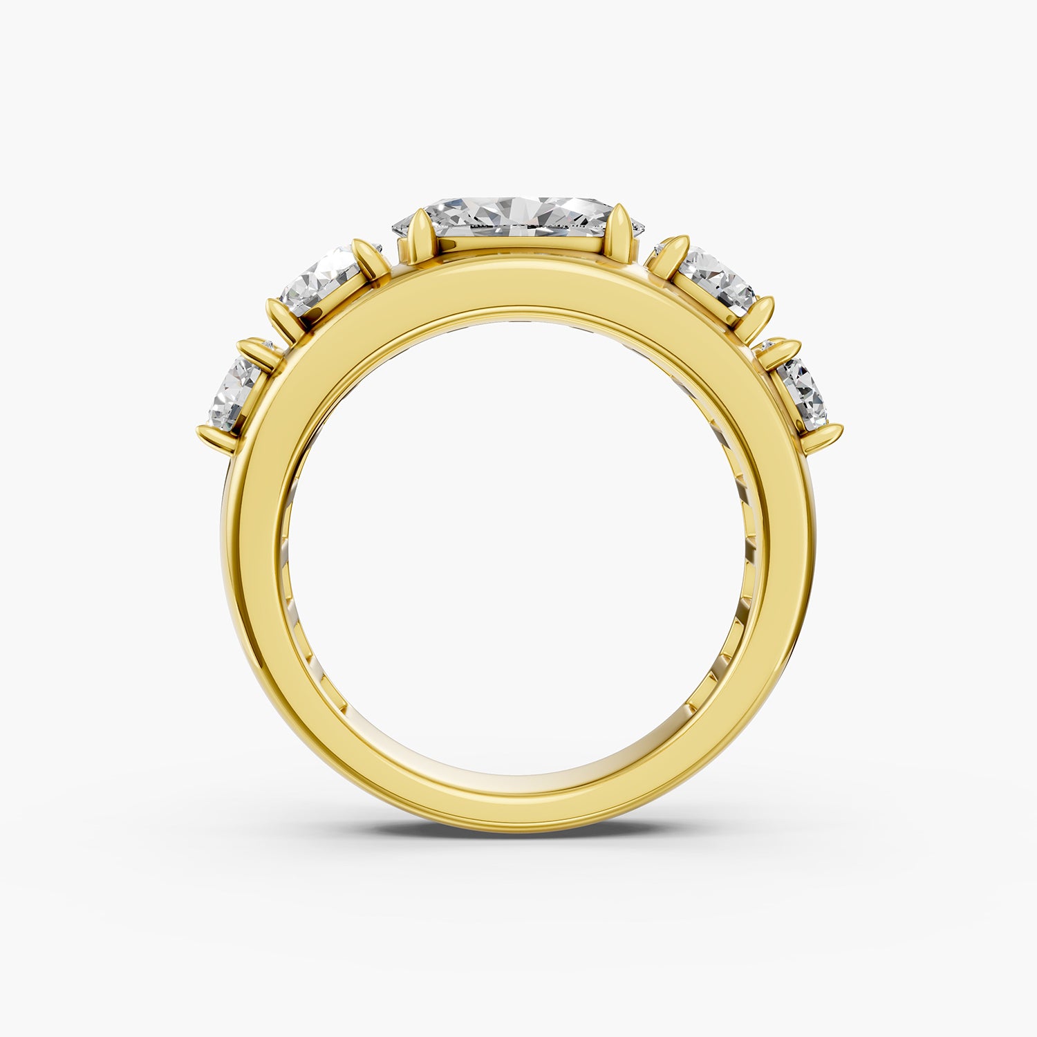 OVAL Cut Multi-Stone Lab-Grown Diamond Ring