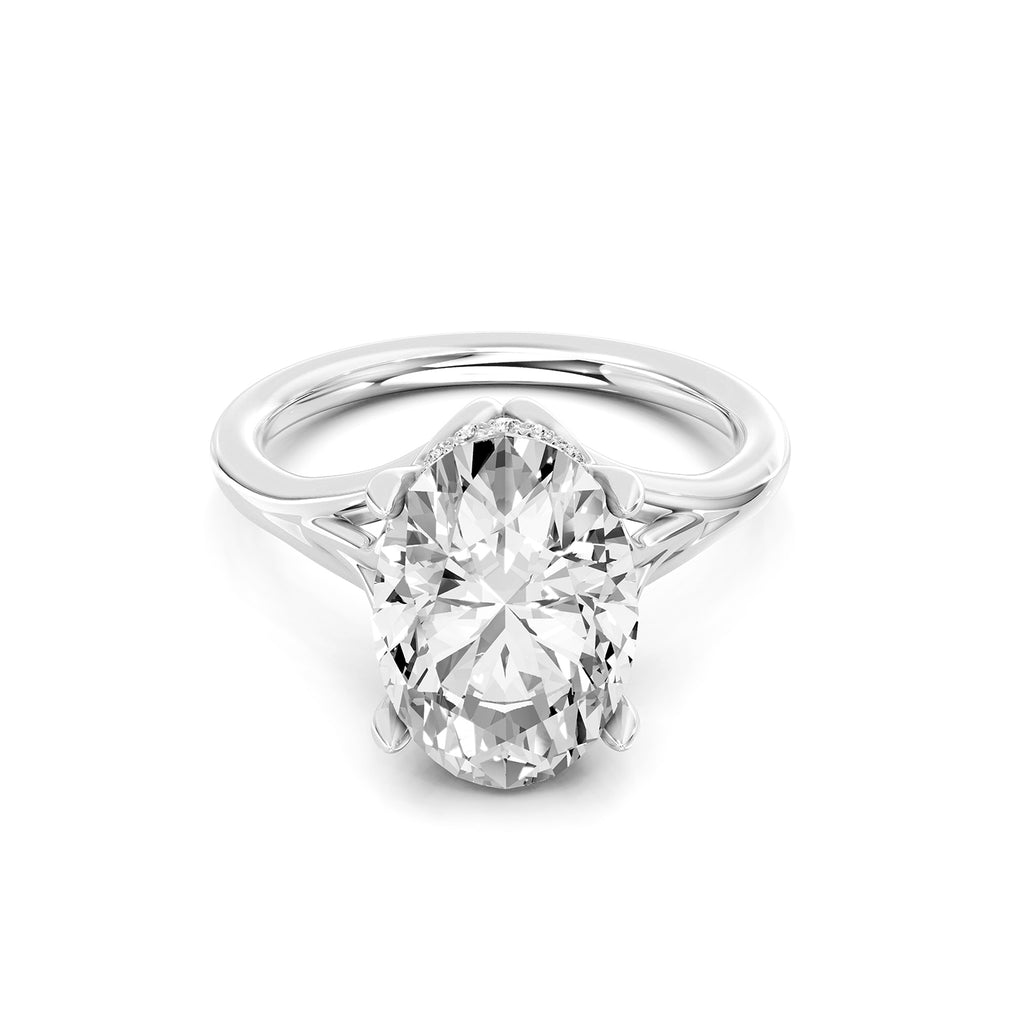 Oval Cut Lab-Grown Diamond Engagement Ring