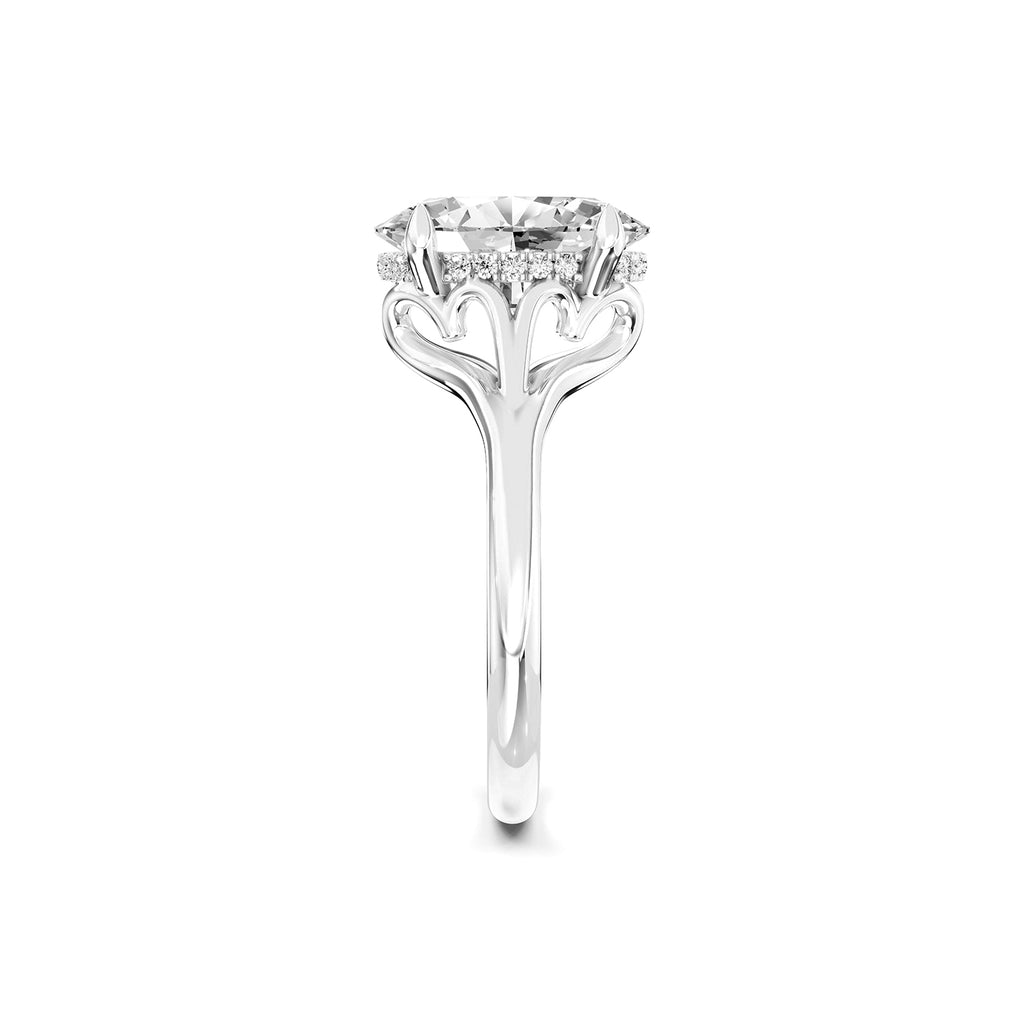Oval Cut Lab-Grown Diamond Engagement Ring