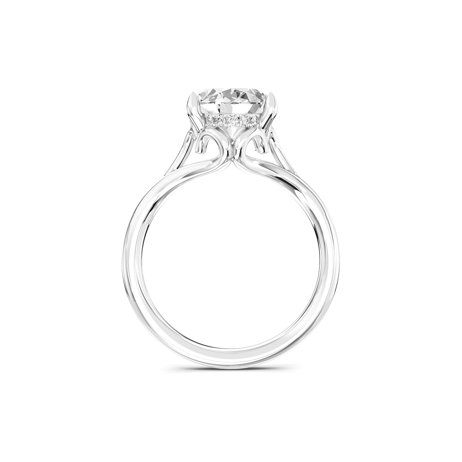 Oval Cut Lab-Grown Diamond Engagement Ring