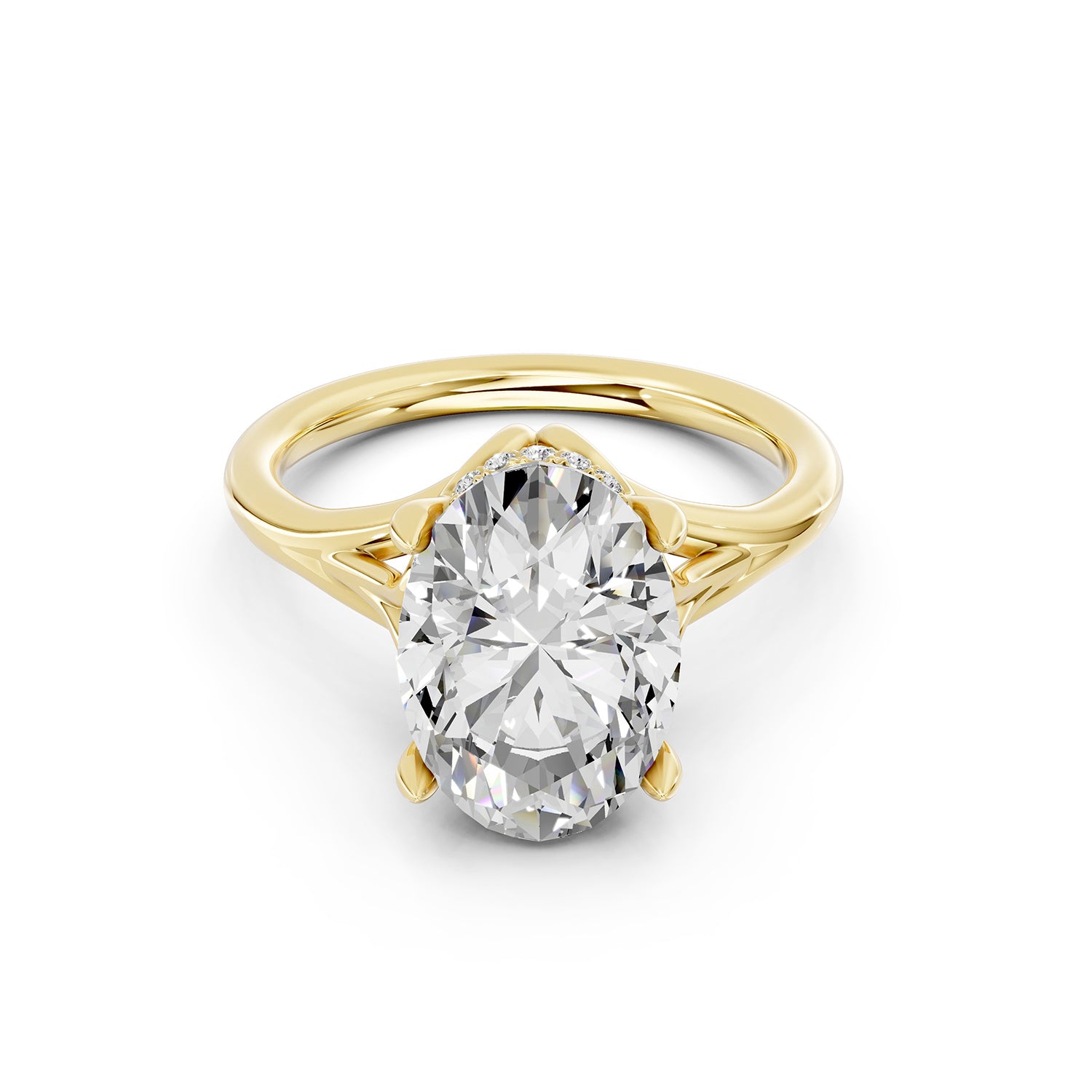 Oval Cut Lab-Grown Diamond Engagement Ring