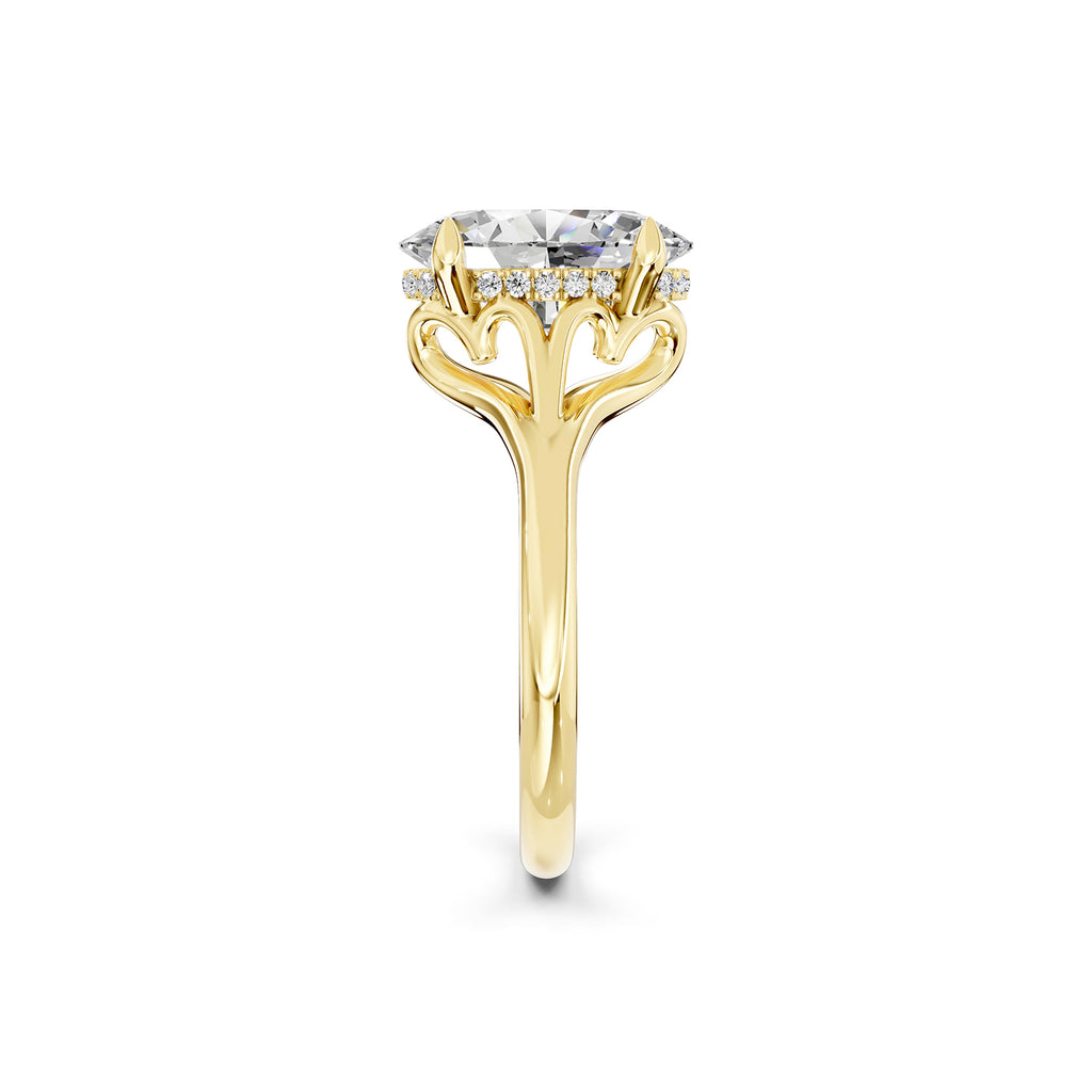 Oval Cut Lab-Grown Diamond Engagement Ring