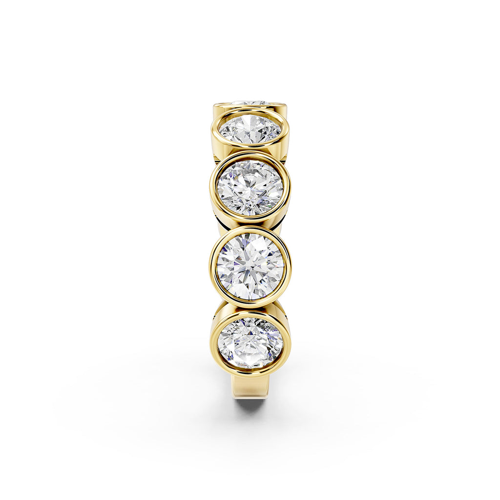 Round & Emerald Cut Lab-Grown Diamond Eternity Ring