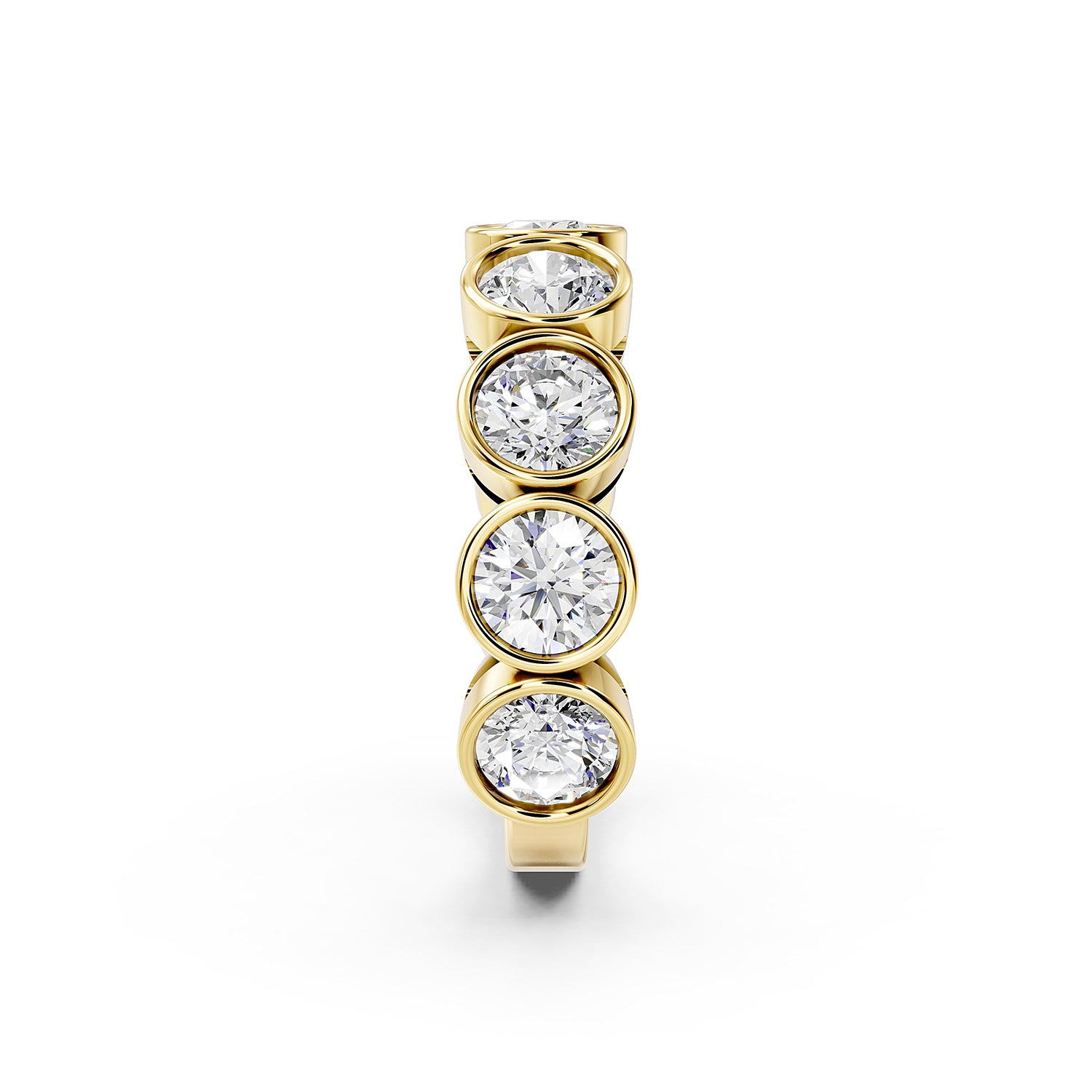 Round & Emerald Cut Lab-Grown Diamond Eternity Ring