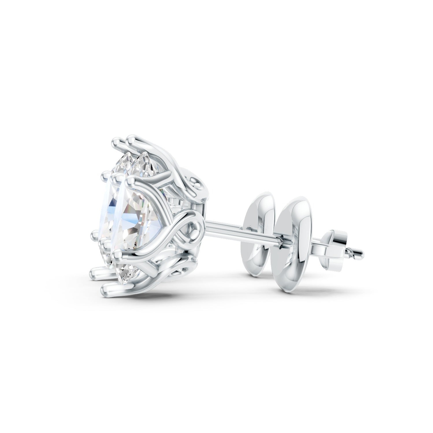 Oval Cut Lab-Grown Diamond Stud Earrings