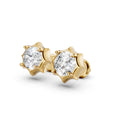 Round Cut Lab-Grown Diamond Stud Earrings