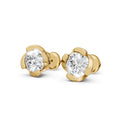 Round Cut Lab-Grown Diamond Stud Earrings