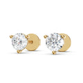 Round Brilliant Lab-Grown Diamond Stud Earrings