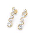Lab-Grown Diamond Graduated Drop Earrings