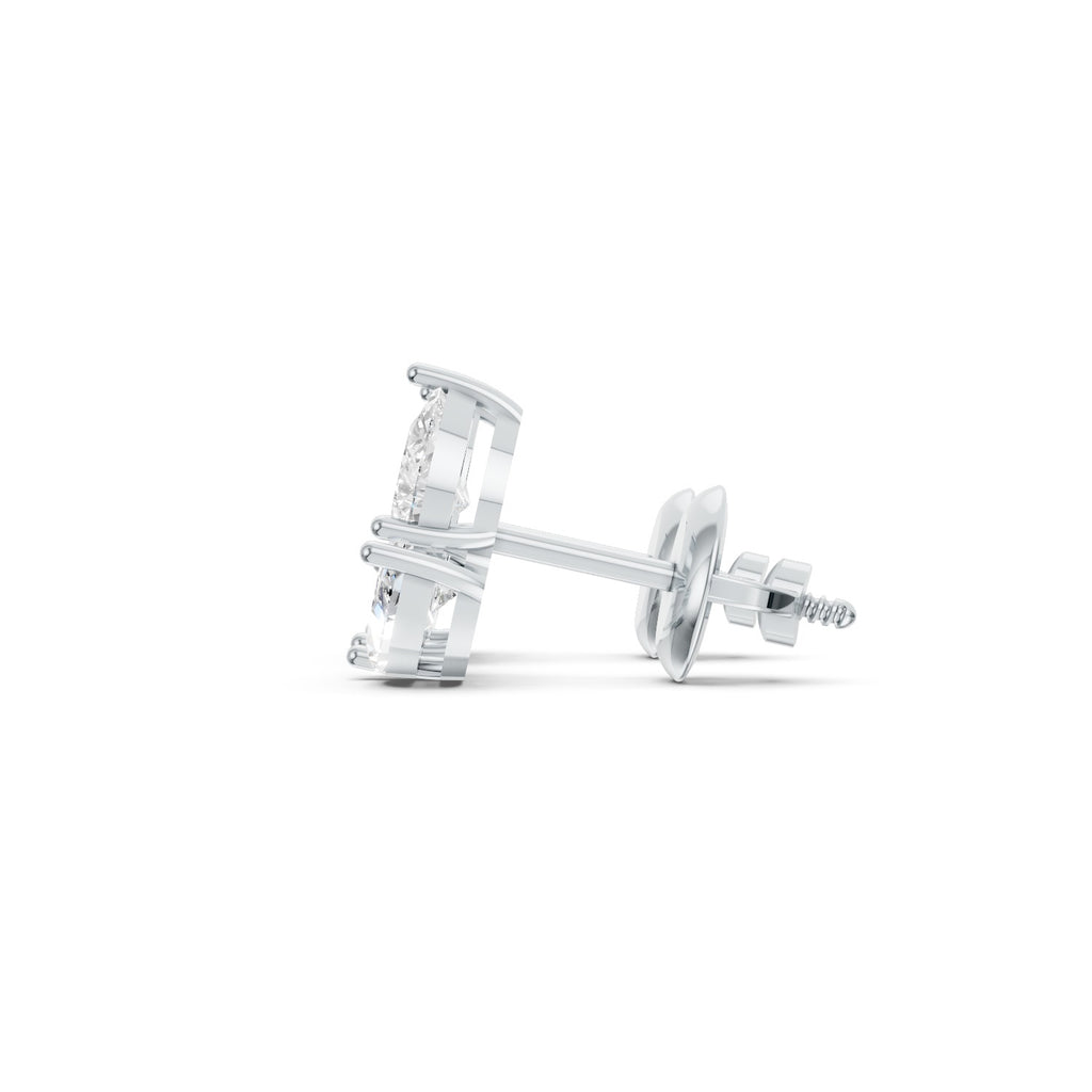Mixed-Shape Lab-Grown Diamond Trio Stud Earrings