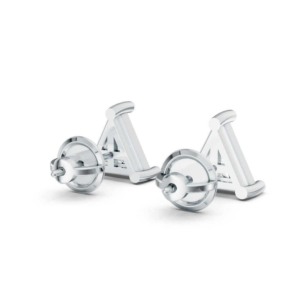 Triangle Cut Lab-Grown Diamond Stud Earrings