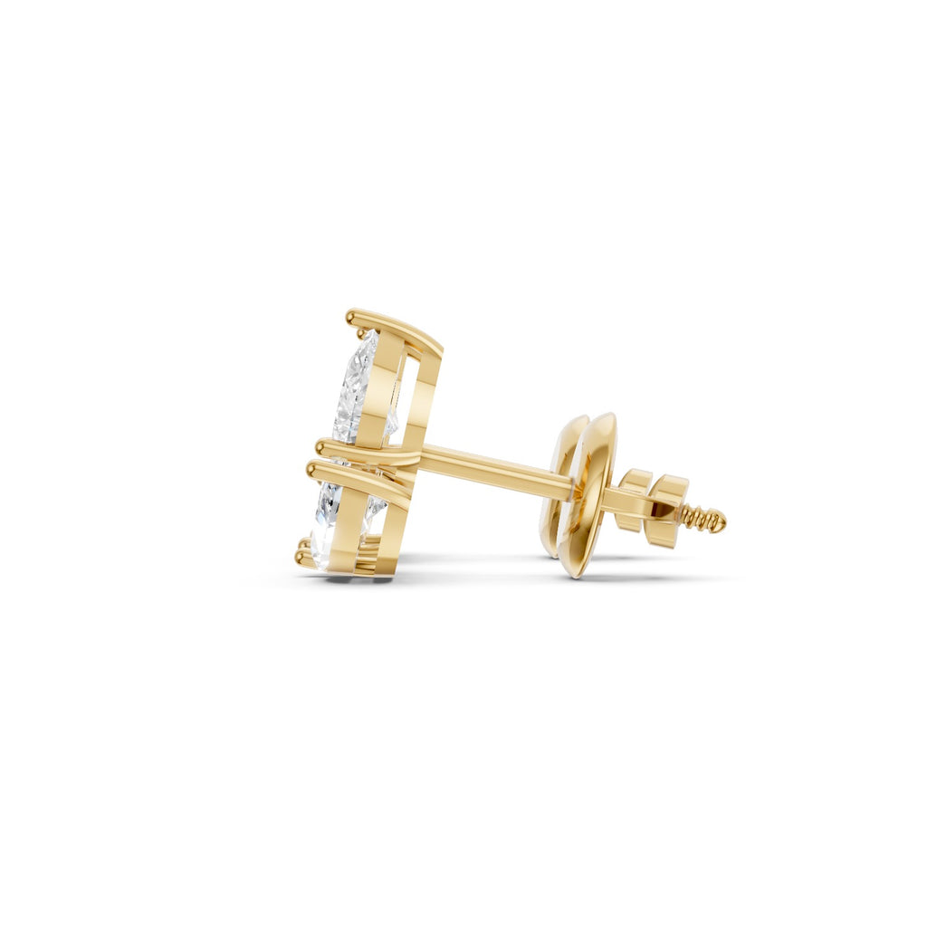Mixed-Shape Lab-Grown Diamond Trio Stud Earrings