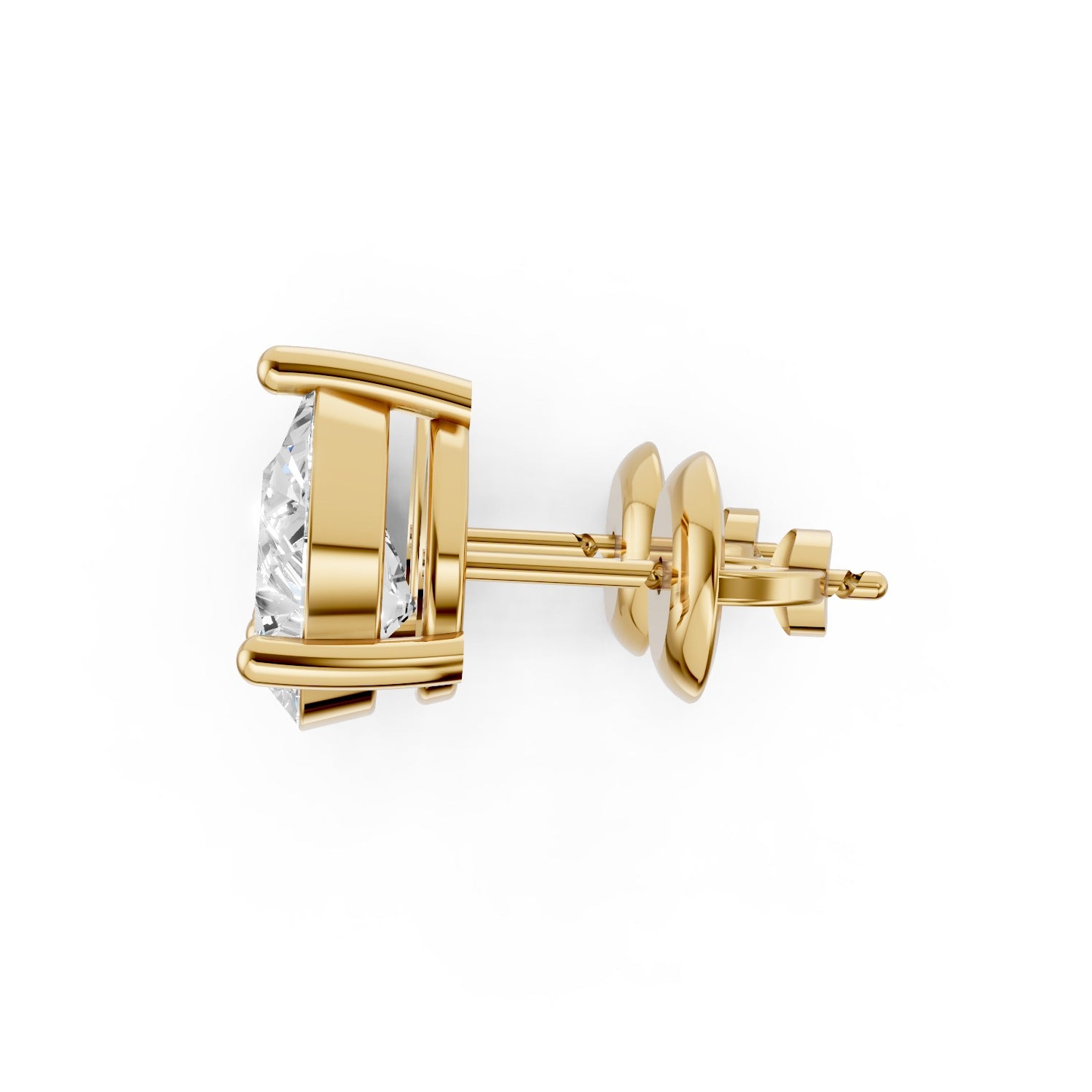 Pear Cut Lab-Grown Diamond Stud Earrings