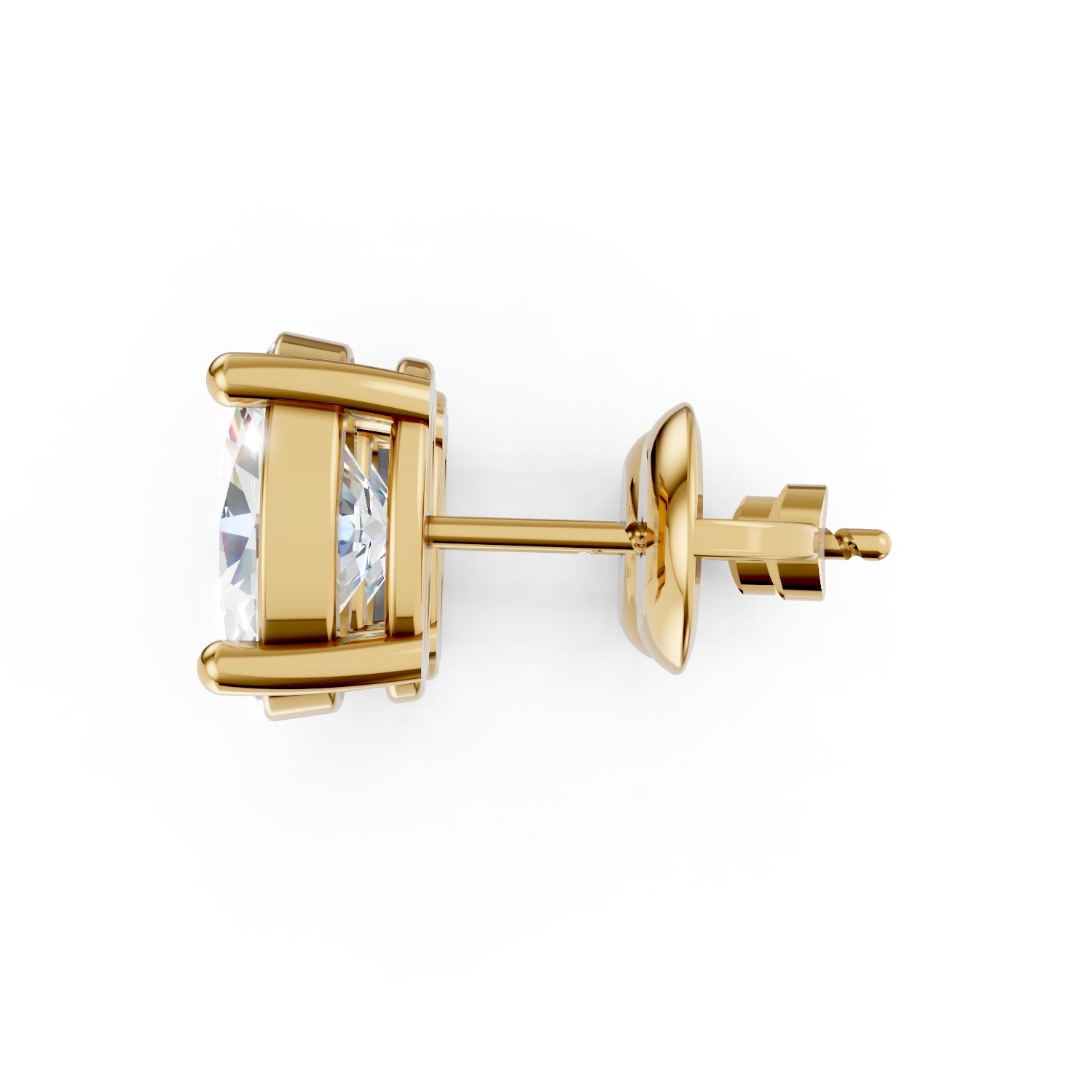 Oval Cut Lab-Grown Diamond Stud Earrings