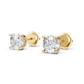 Round Cut Lab-Grown Diamond Stud Earrings