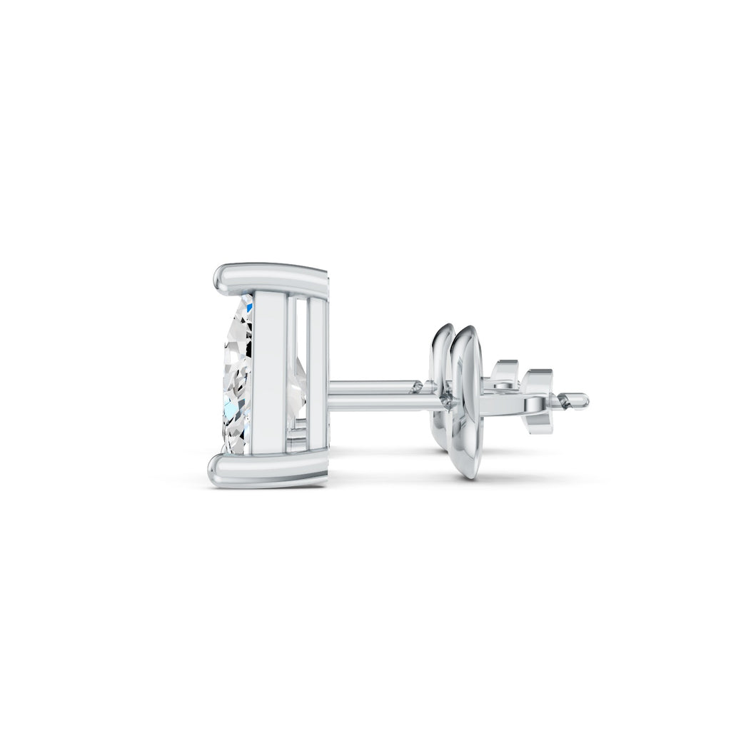Triangle Cut Lab-Grown Diamond Stud Earrings