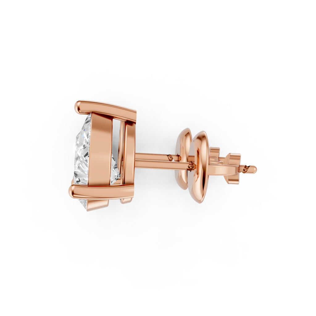 Pear Cut Lab-Grown Diamond Stud Earrings