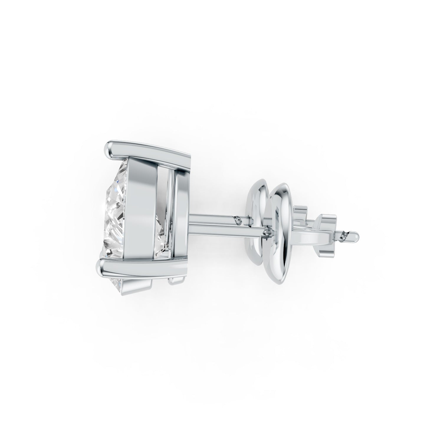 Pear Cut Lab-Grown Diamond Stud Earrings